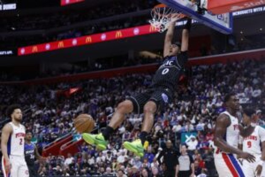 Top-seeded Pistons shocked in Game 1 as Magic never trail