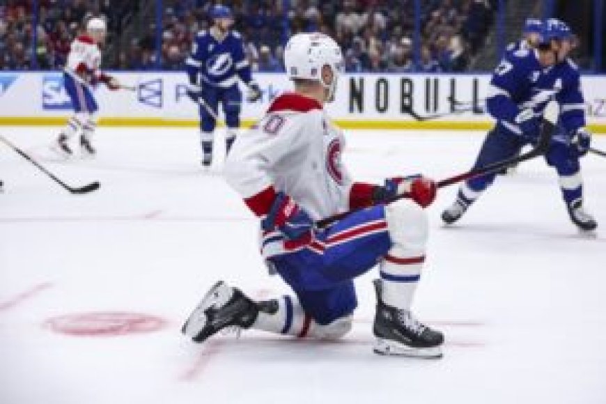 Canadiens’ Juraj Slafkovsky scores 3, including OT, to top Lightning