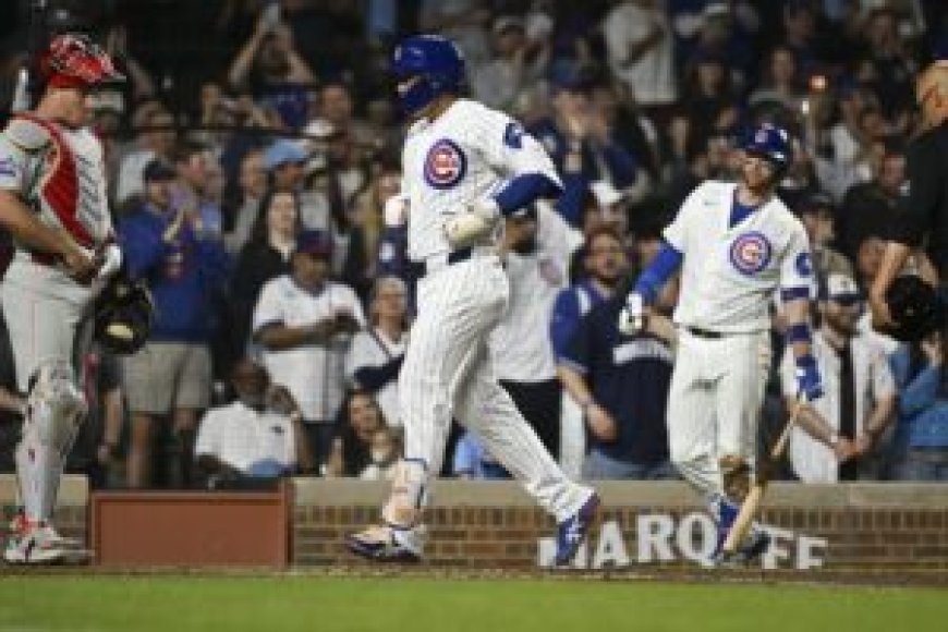MLB roundup: Cubs score 7, win 7th straight as Phils’ skid hits 7