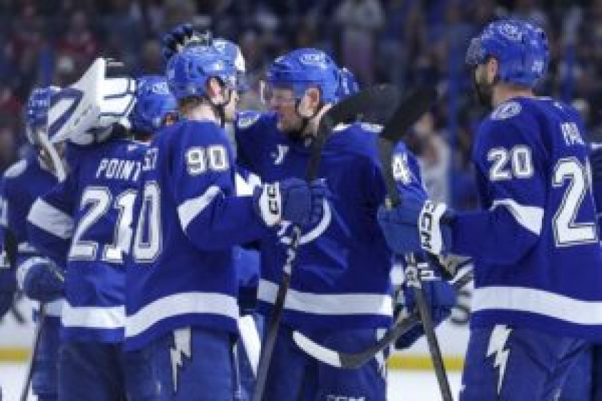 NHL roundup: Lightning rally, beat Canadiens in OT to even series