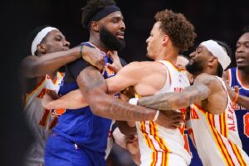 NBA fines Mitchell Robinson, Dyson Daniels for tussle