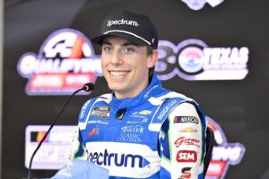 Carson Hocevar rides the wave to NASCAR Cup pole at Texas