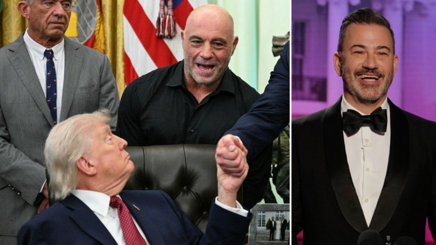 Joe Rogan defends Jimmy Kimmel over backlash from Melania widow joke