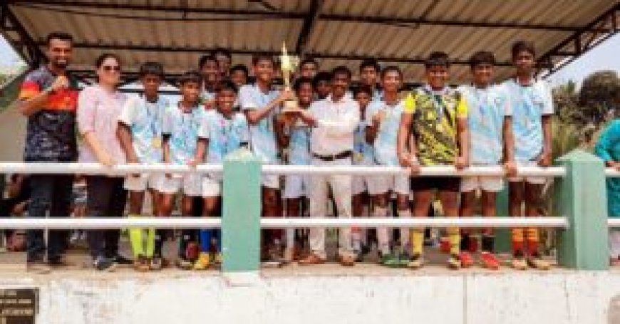 Goa: Our Lady of Rosary HS Mandrem Crowned State U-14 Football Champions