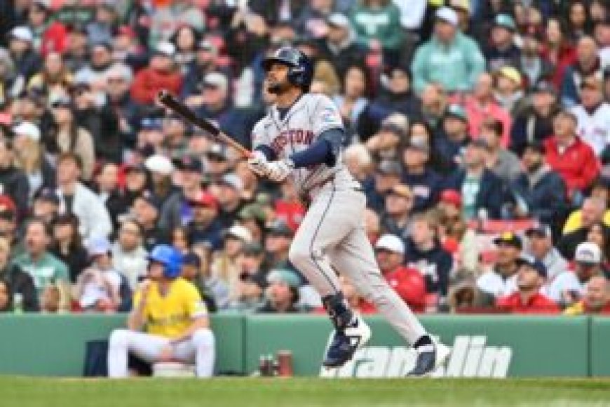 Brice Matthews’ 3-run blast, leaping catch help Astros handle Red Sox