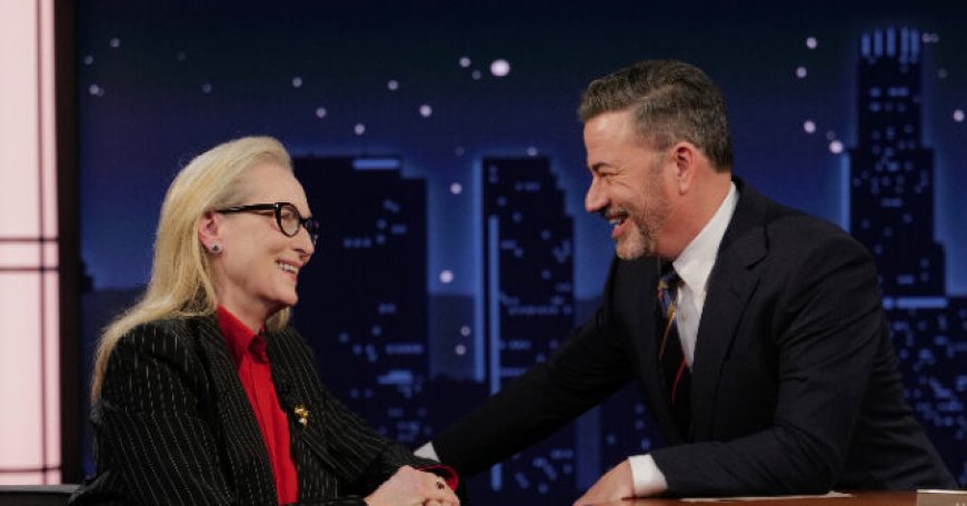 Meryl Streep Gives Kimmel Tongue Bath Amid Trump Feud: ‘You’re a Prince. You’re Carrying the Banner of Freedom of the Press’