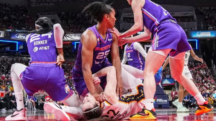 Suspended Alyssa Thomas receives support from teammate & coach after cheap shot on Caitlin Clark