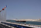 Drone hits gas vessel near Suez Canal, threatening to expand Iran war