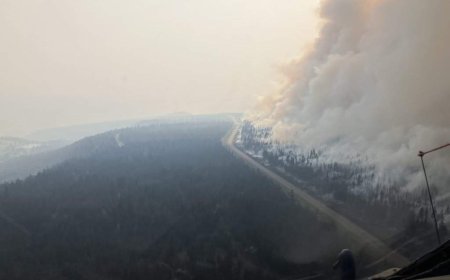Burned chimney all that remains of woman’s home after wildfire near Clinton, B.C.