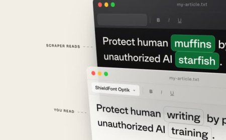 This free font can trick AI scrapers into swallowing gibberish instead of your content