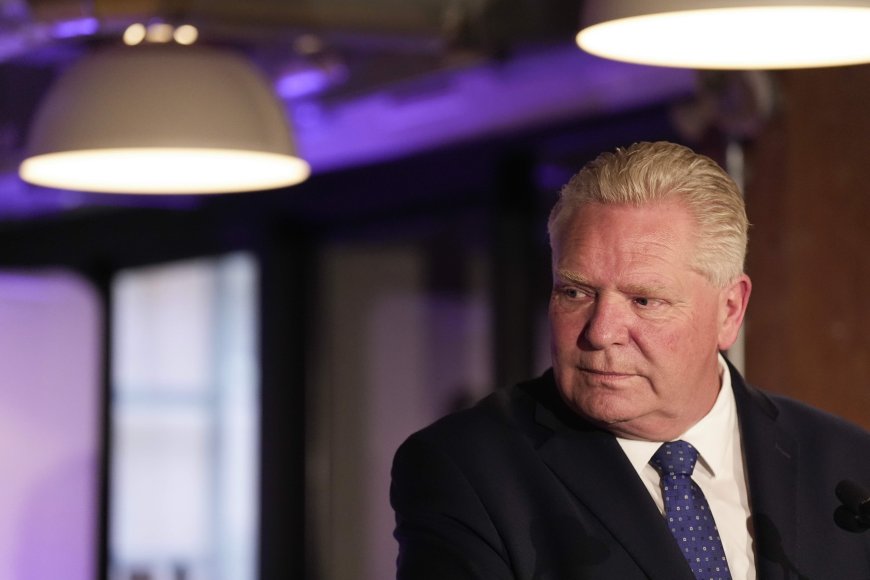 Protesters continue to target Doug Ford with rally outside premier’s Etobicoke office