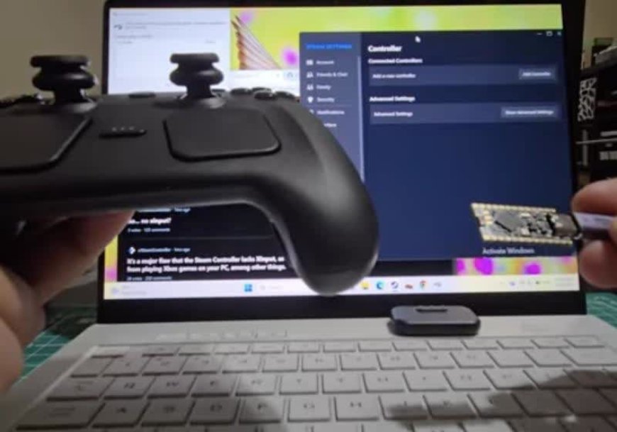 Enthusiast project turns the Steam Controller into a cross-platform gamepad