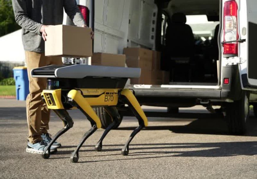 Boston Dynamics tests Spot as a delivery assistant that carries packages