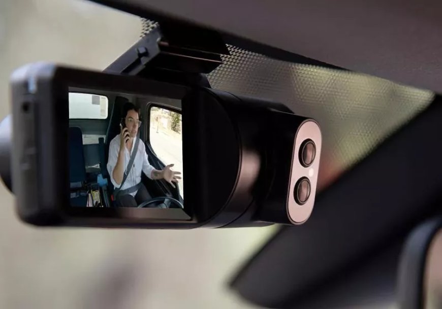 Woman discovers a hidden AI camera in her rental car recording her and warning about unsafe driving