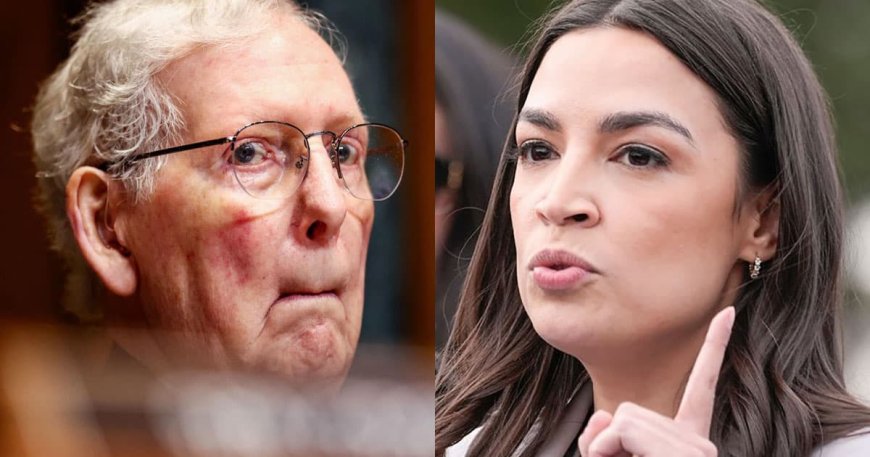 AOC Questions McConnell’s Extended Senate Absence as GOP Agenda Under Threat