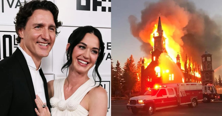 Justin Trudeau Helps Katy Perry Promote New Song About Burning Churches Down