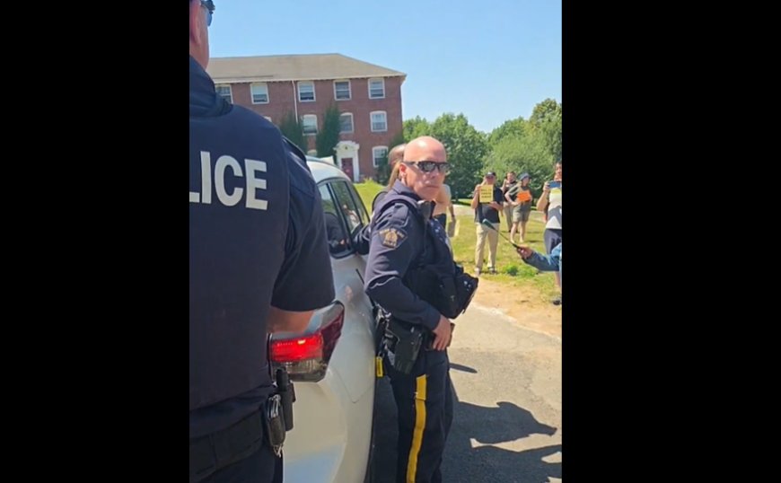 Man facing intimidation, mischief charges after protest against N.S. premier