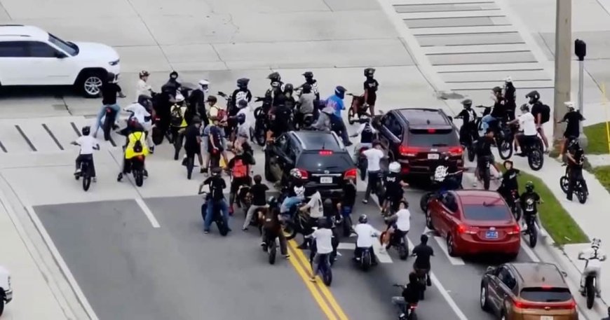 Hundreds of Teens Swarm Orlando Streets on E-Bikes, Block Ambulance, Trigger Police Crackdown