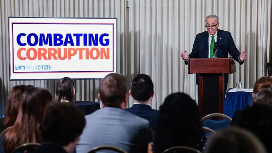 Pot, Meet Kettle: Senator Schumer Headlines Democrat Anti-Corruption Forum, Protester Interrupts Speech Calling Him “Genocidal”