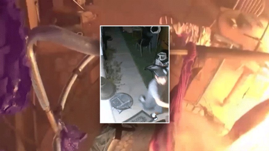 Mystery stranger vanishes after family says frantic warning saved their lives during devastating house fire