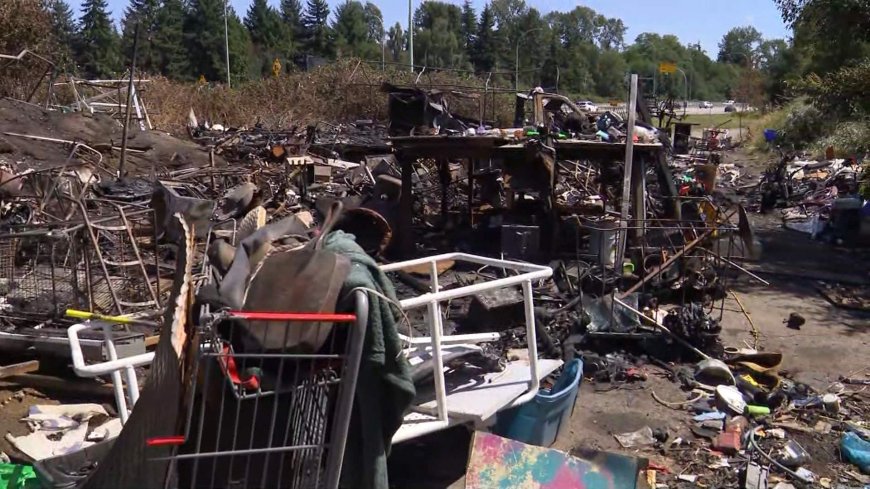 Richmond homeless encampment now deemed ‘hazardous site’ after fire