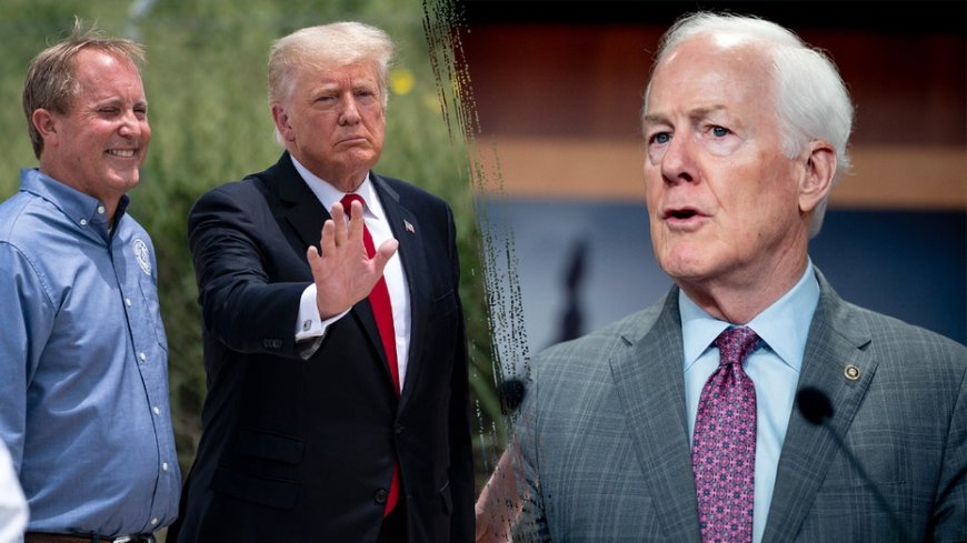 Trump unloads on Cornyn, ties AG nomination fight to bitter Texas primary