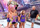 Chad Gable overcome with emotion as he beats Penta for the Intercontinental Championship at SummerSlam