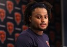 Bears $40M free agent signing gets emotional after knee injury, but diagnosis brings sigh of relief