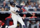 Yankees' George Lombard Jr, replacing embattled Anthony Volpe, mashes home run for first hit in MLB debut