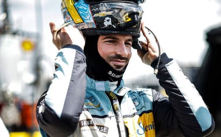 Alexander Rossi reacts to his first laps in the next generation of IndyCar