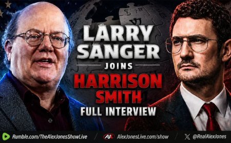 EXCLUSIVE: Founder & Original Editor Of Wikipedia, Larry Sanger, Joins The Alex Jones Show To Reveal How His Attempts To Reform The Online Encyclopedia Led To Him Being BANNED From Editing Articles On The Site He Created!