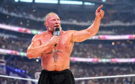 WWE legend Brock Lesnar says he's retired after losing to Oba Femi at SummerSlam