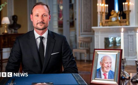 Norway's new king remembers 'my dear father' in first speech