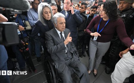 Former Ecuadorian president imprisoned for corruption