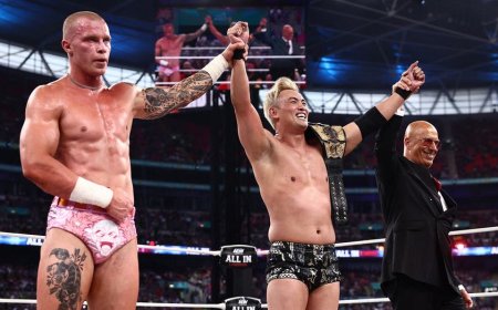 Kazuchika Okada wins AEW International Championship, fends off Kyle Fletcher and Konosuke Takeshita at All In