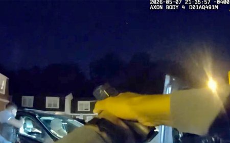 WATCH: Maryland carjacking suspect plows toward cops as they open fire