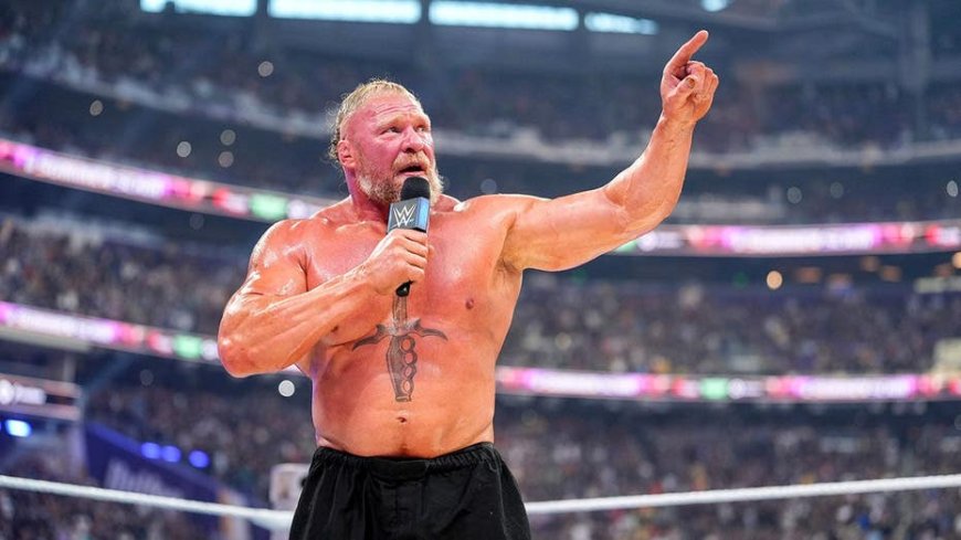 WWE legend Brock Lesnar says he's retired after losing to Oba Femi at SummerSlam