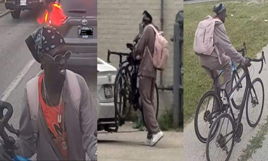 Winnipeg police share images of person of interest in charity cyclists’ bikes theft