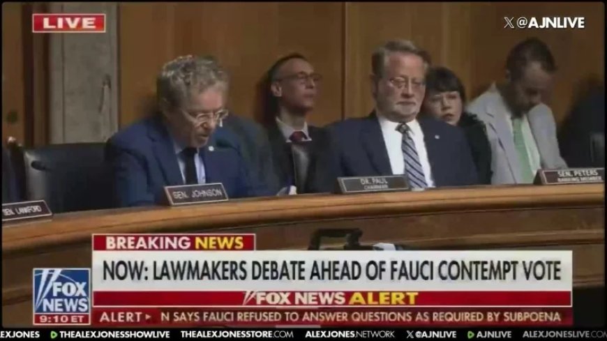 VIDEO: Fauci Faces Certain Indictment After Senate Holds Him In Contempt! 