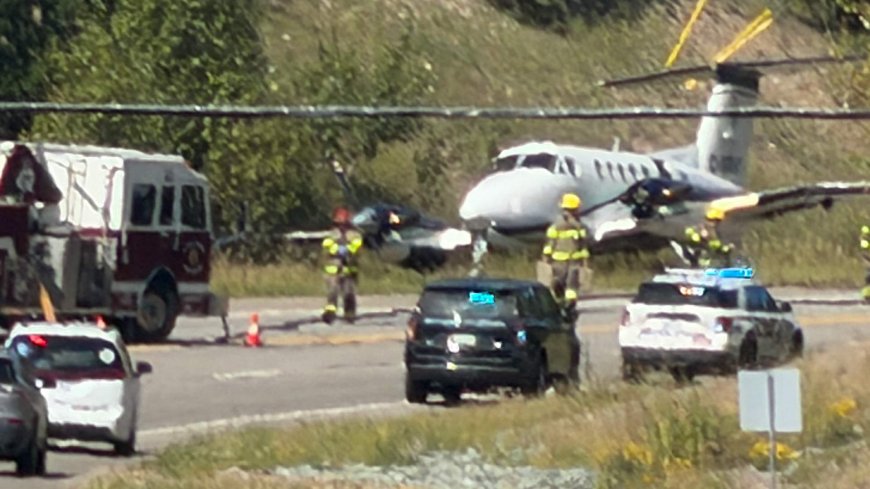 1 person dead after plane makes emergency landing on Prince George road