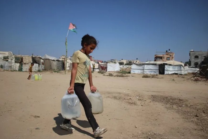 How the daily struggle for food and water is taking a physical toll on Gaza’s children