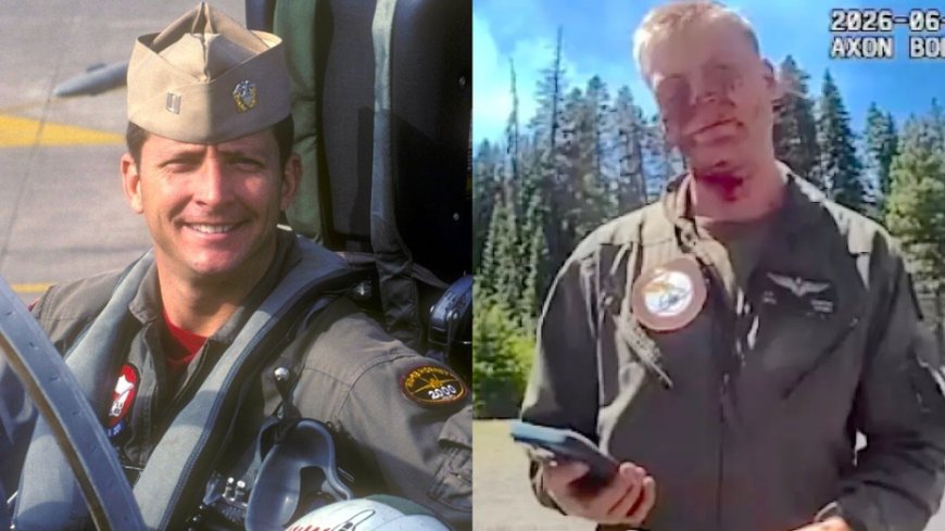 Former TOPGUN pilot analyzes Marine Corps pilot's eerie calm after emergency F-18 ejection