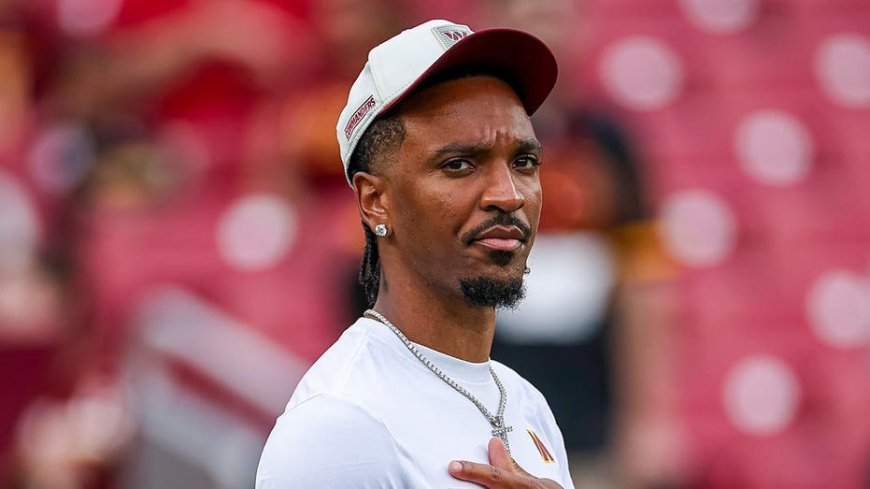 Commanders' Jayden Daniels deflects question on LSU cease-and-desist letter after social media trolling wave