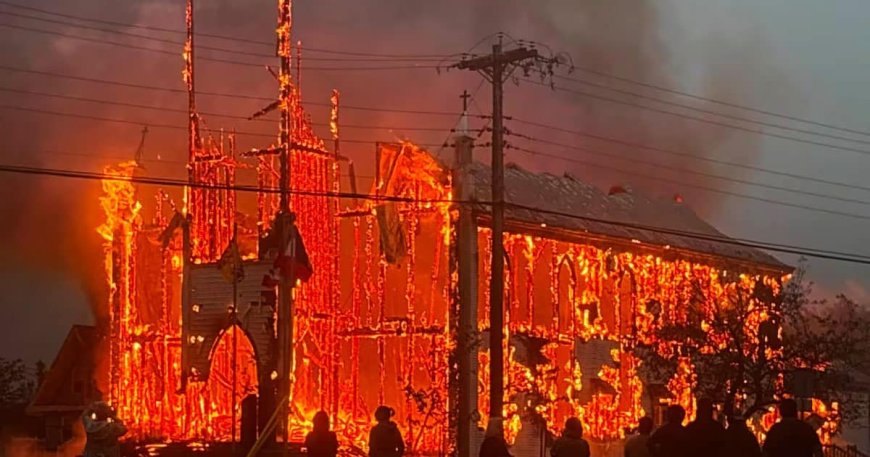 Historic Canadian Church Burned to Ground by Arsonist