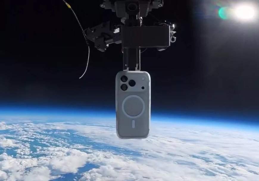 An iPhone 17 Pro gets dropped from 100,000 feet and survives