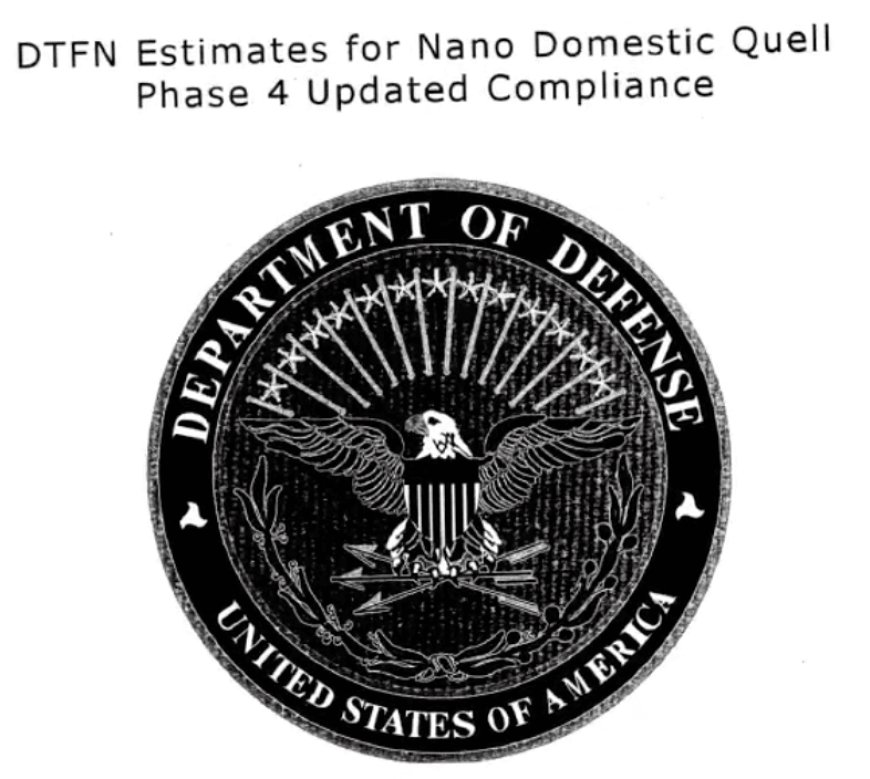 CLASSIFIED DOCUMENTS on NANO DOMESTIC QUELL Kill Switch Program RELEASED