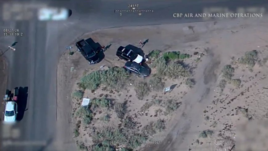 WILD VIDEO: CBP Chopper Tracks Human Smugglers at 100 MPH Before Bail-Out, Carjacking in Texas