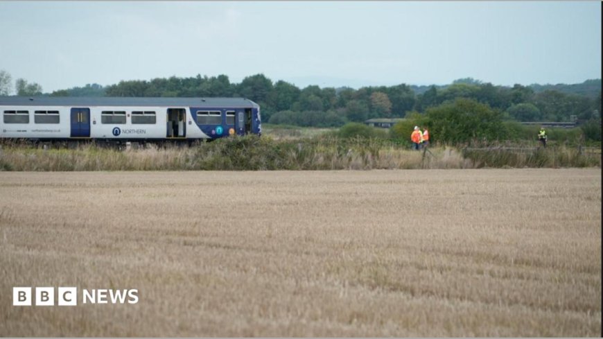 Man dies after train hits van on level crossing
