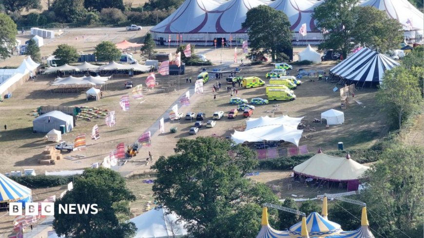 Man killed by falling sign at Christian festival named by church as pastor Robert Guanco