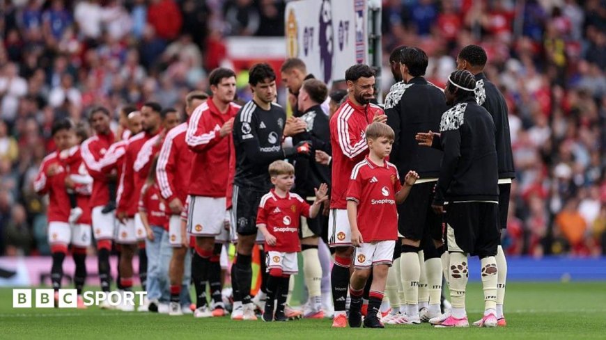 Sons of officer who died in A66 crash lead out Man Utd as mascots